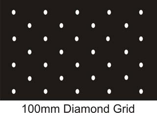100mm Diamond Grid